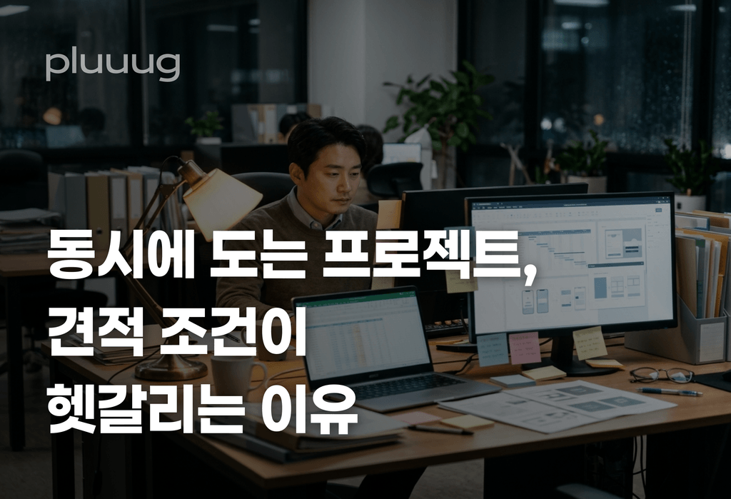 동시에 도는 프로젝트, 견적 조건이 자꾸 헷갈리는 이유_image