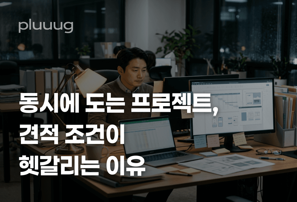 동시에 도는 프로젝트, 견적 조건이 자꾸 헷갈리는 이유_image